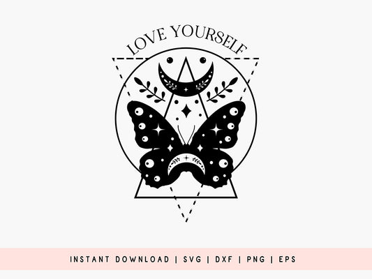 Love Yourself - Boho SVG Design
