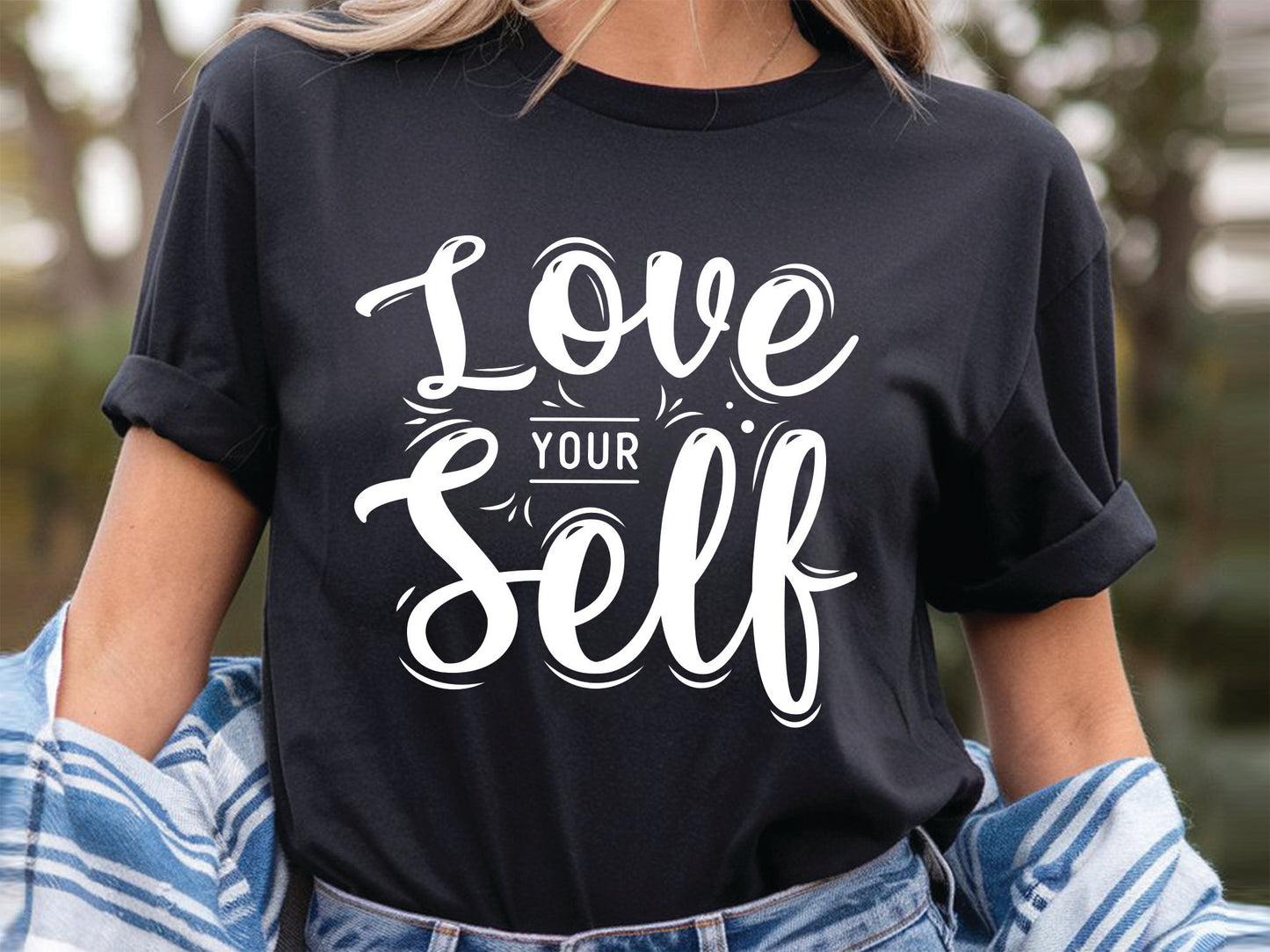 Love Yourself - Vibrant Girl Power SVG File