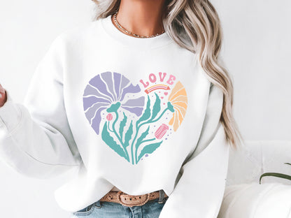 Love, Heart Teacher Boho Floral SVG