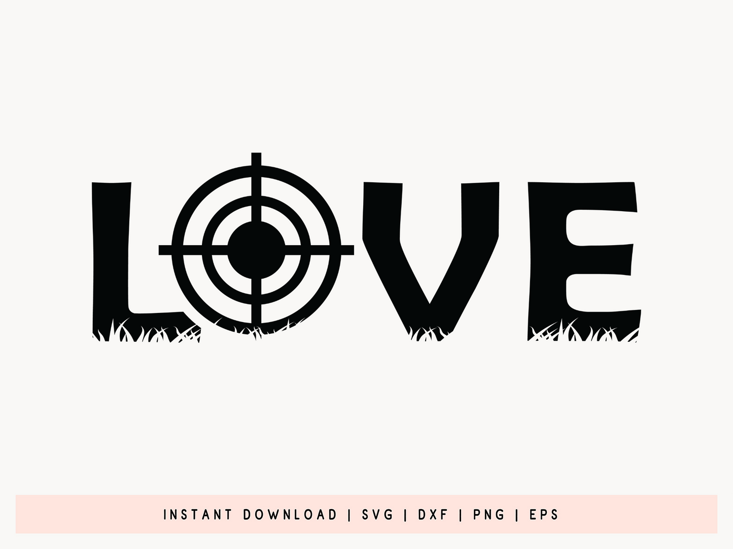 Love, Hunting Shirt SVG