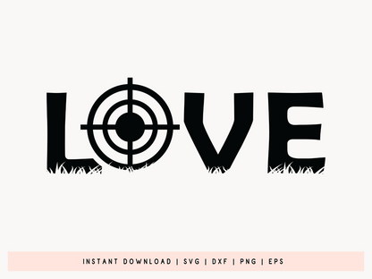 Love, Hunting Shirt SVG