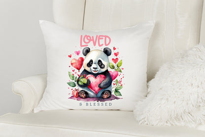 Loved and Blessed - Valentines Sublimation PNG