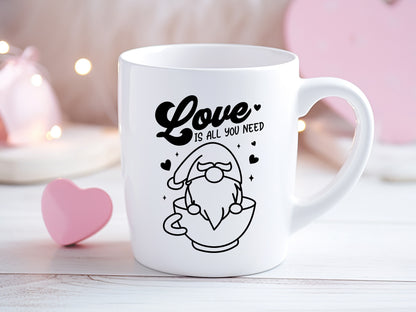 Love is All You Need - Gnome Valentine SVG