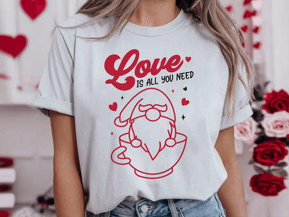 Love is All You Need - Gnome Valentine SVG