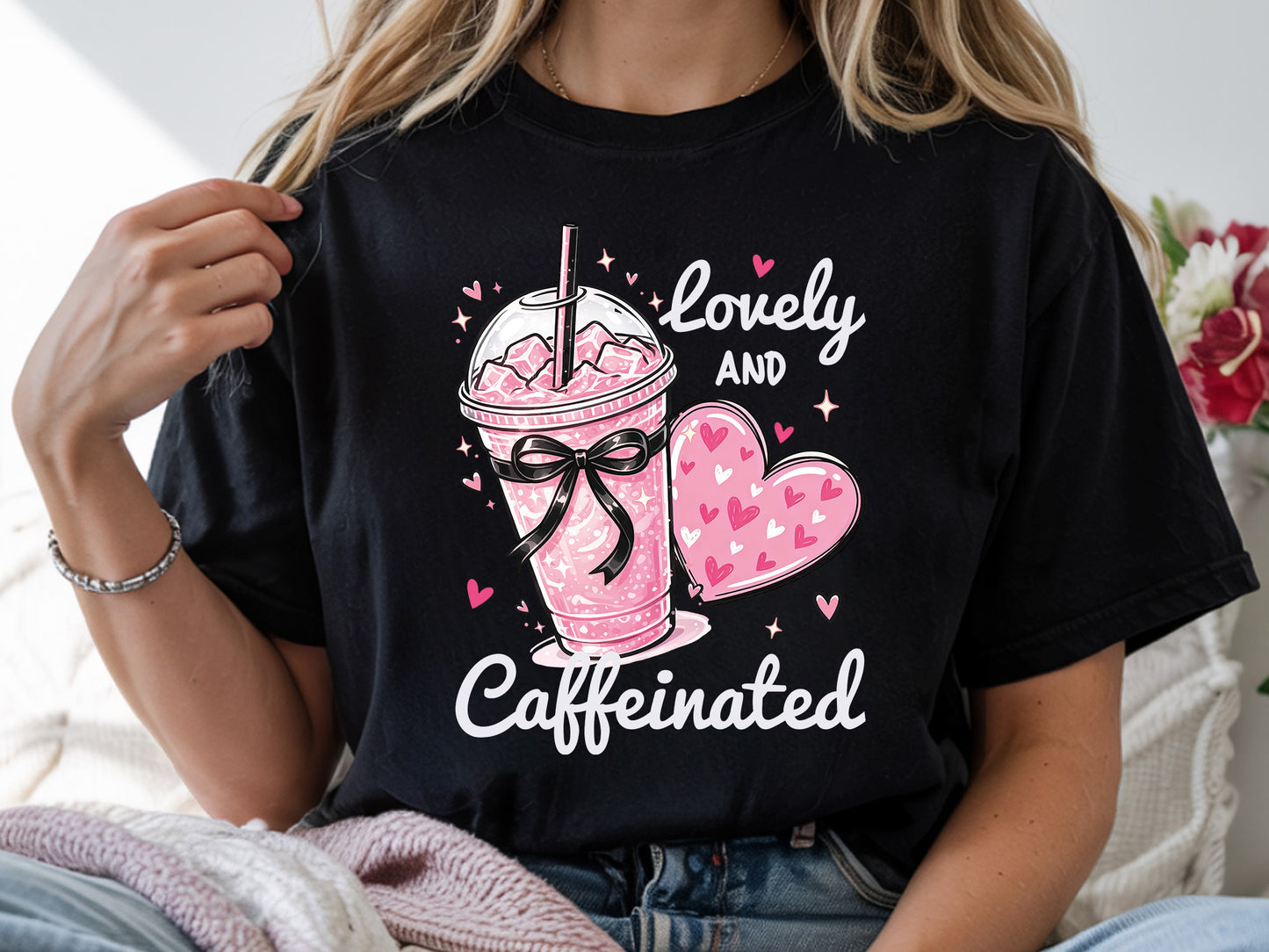 Lovely and Caffeinated, Coffee Valentine Sublimation