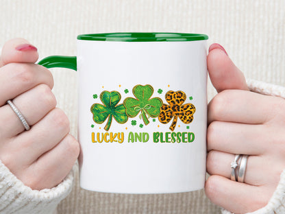 Lucky And Blessed, Preppy St Patrick's Day Sublimation