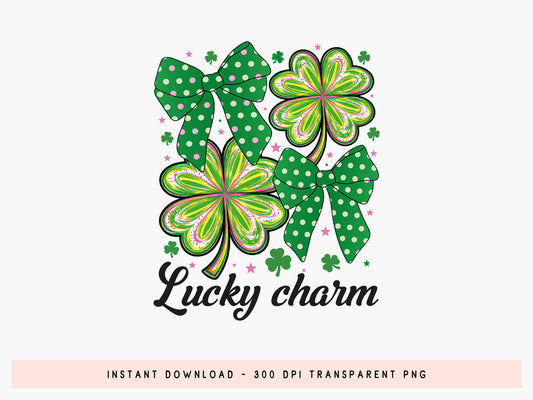 Lucky Charm, Coquette St Patrick's Day Sublimation