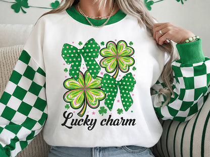Lucky Charm, Coquette St Patrick's Day Sublimation
