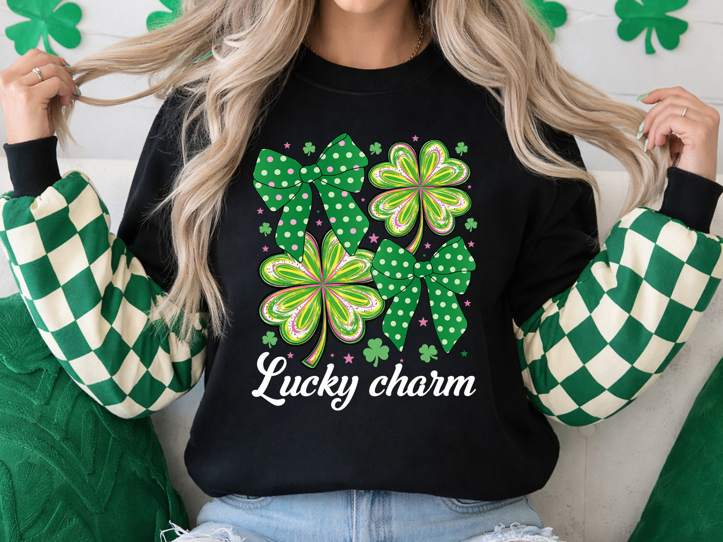Lucky Charm, Coquette St Patrick's Day Sublimation