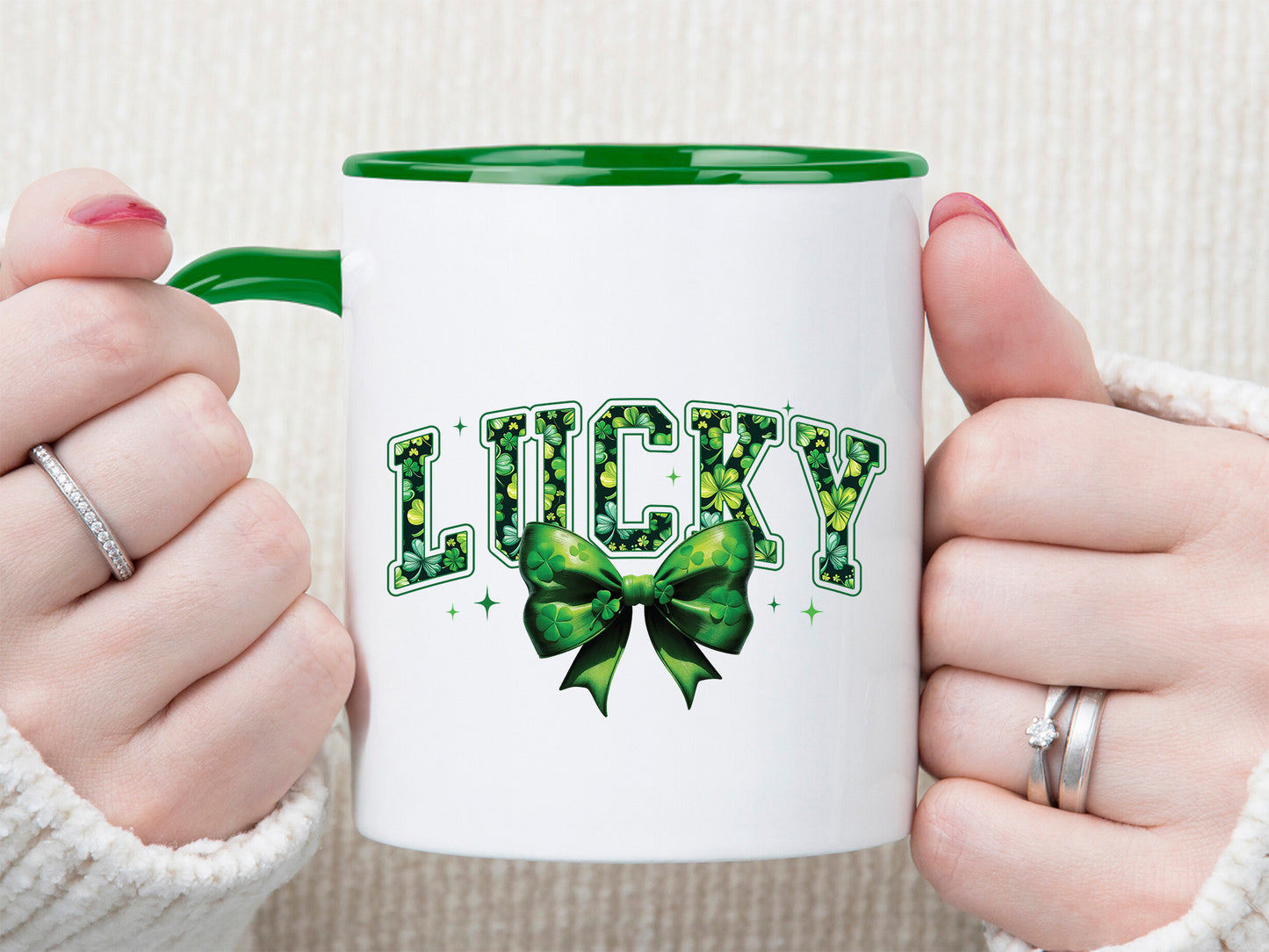 Lucky Coquette St Patrick's Day Sublimation Design