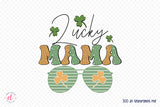 Lucky Mama Sweatshirt, Retro St Patrick's Day Sublimation