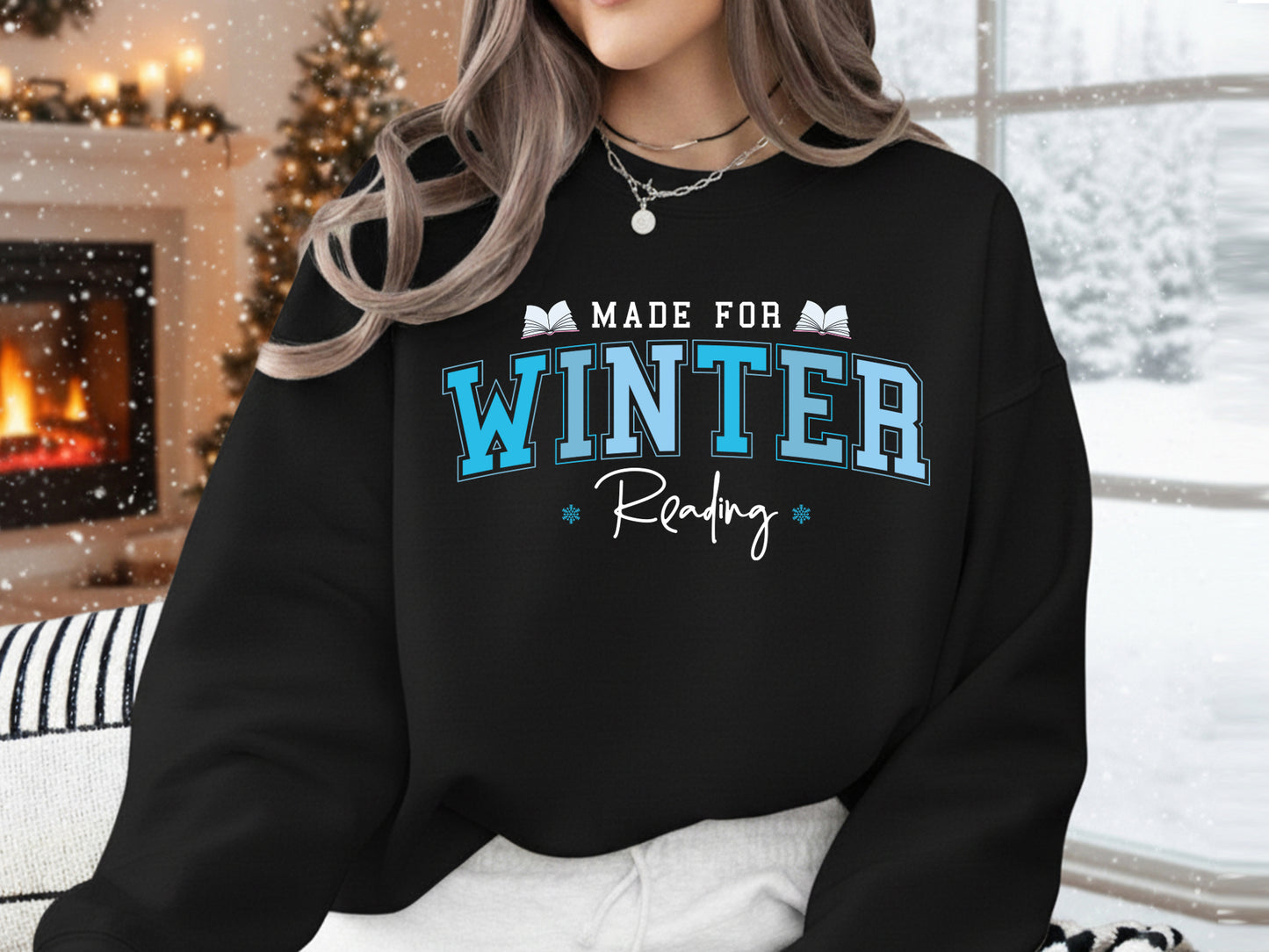 Made for Winter Reading Sublimation Print