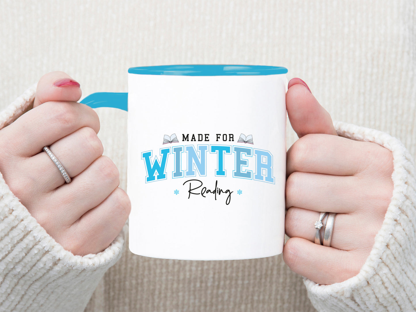 Made for Winter Reading Sublimation Print