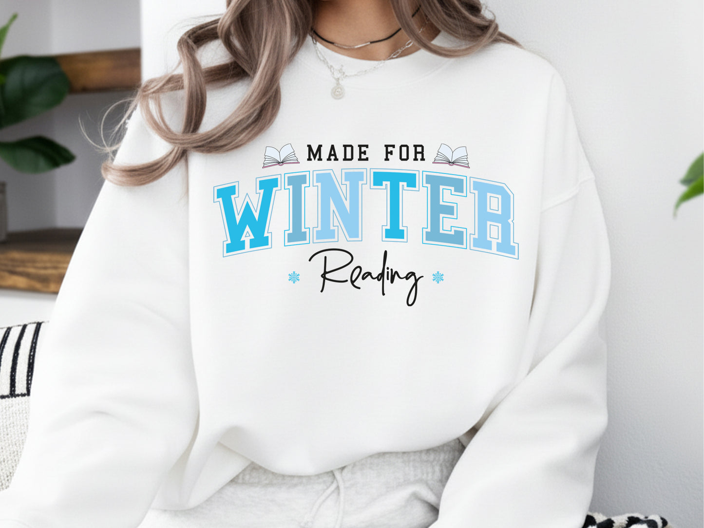 Made for Winter Reading Sublimation Print