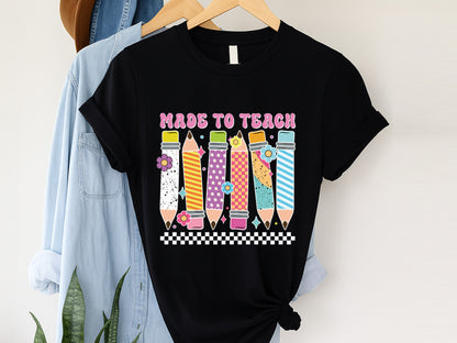 Made to Teach, Groovy Teacher Sublimation Transfer