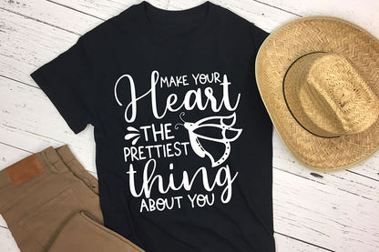 Make Your Heart The Prettiest Thing - Butterfly SVG