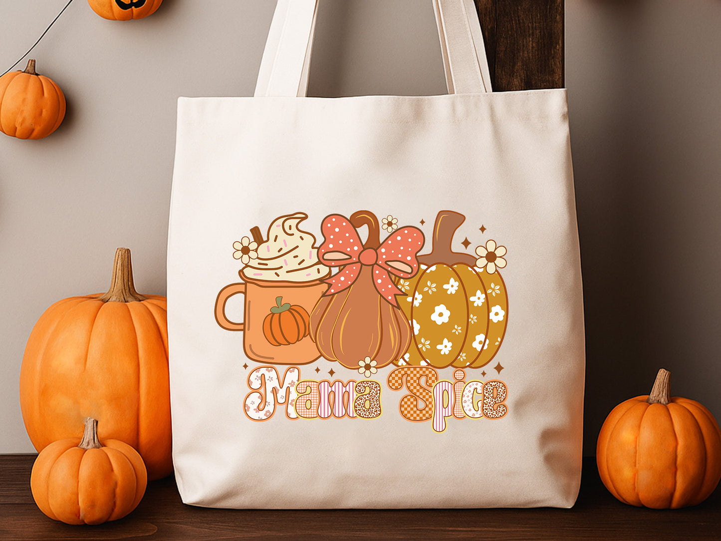 Mama Spice, Fall Coquette Pumpkin Sublimation