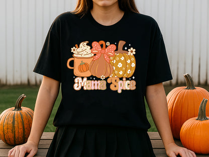 Mama Spice, Fall Coquette Pumpkin Sublimation