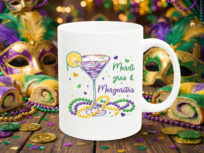 Mardi Gras & Margaritas Sublimation Design