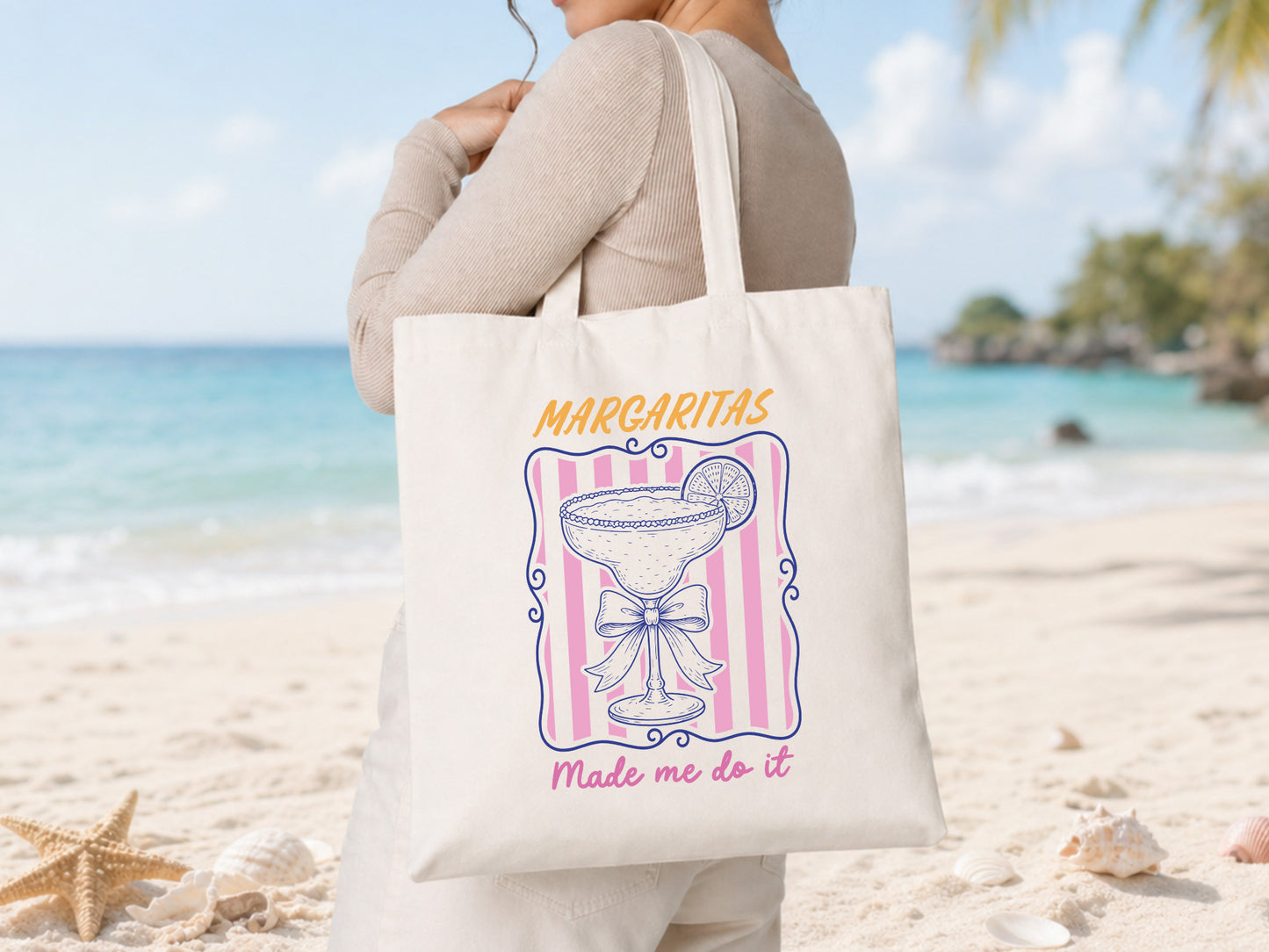 Margaritas Made Me Do It, Coastal Cocktail Summer PNG