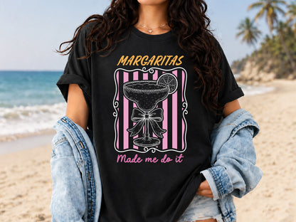 Margaritas Made Me Do It, Coastal Cocktail Summer PNG