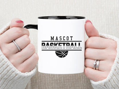 Mascot Basketball SVG Cut File