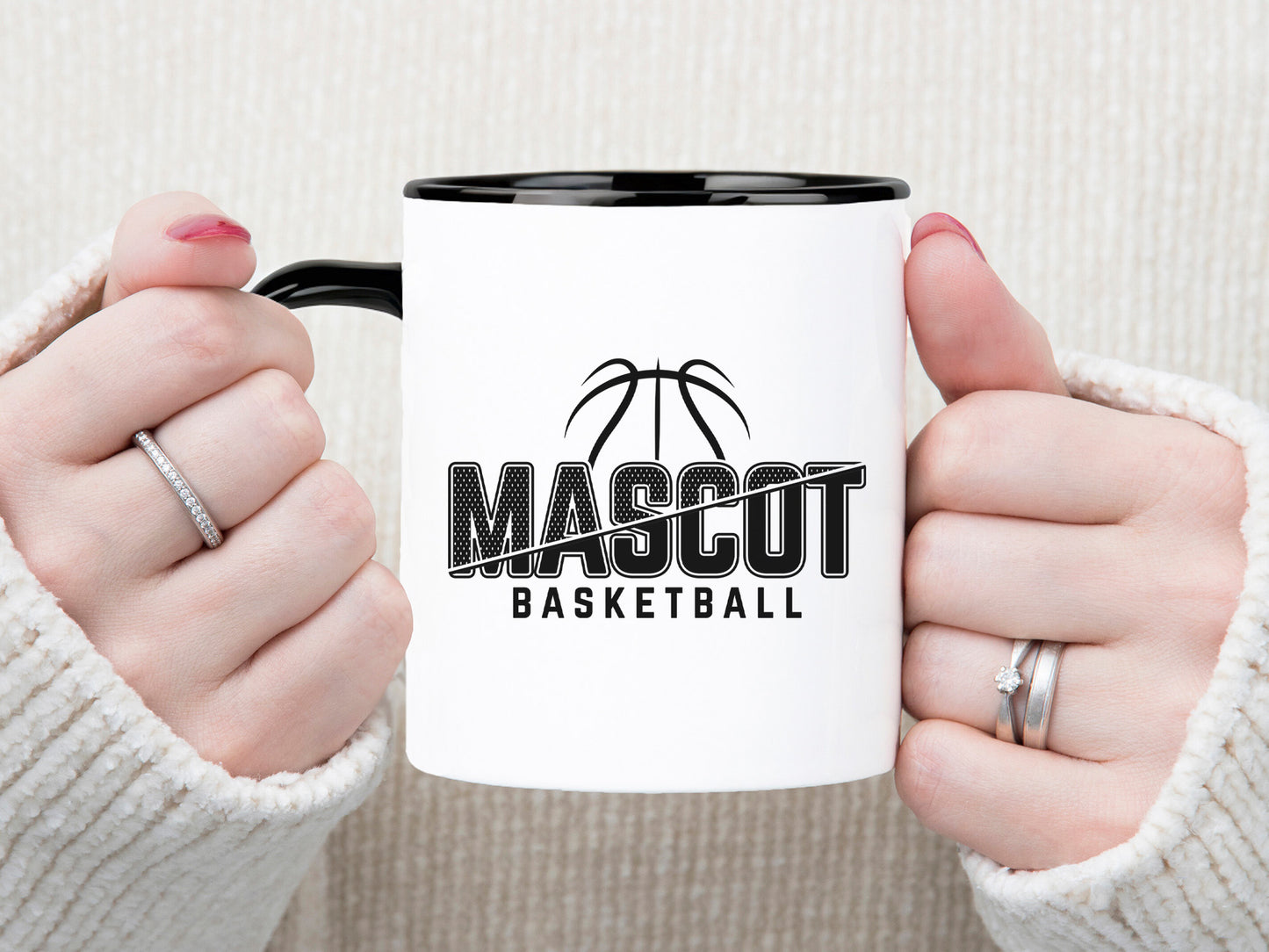 Mascot Basketball SVG Cutting File