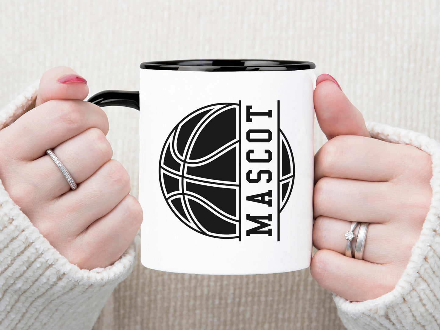 Mascot Basketball SVG