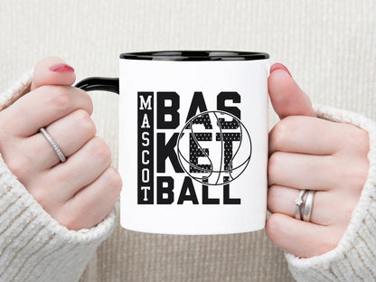 Mascot Basketball SVG PNG EPS DXF