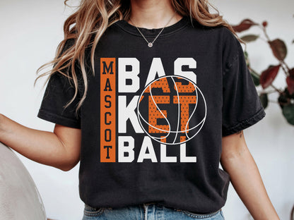 Mascot Basketball SVG PNG EPS DXF