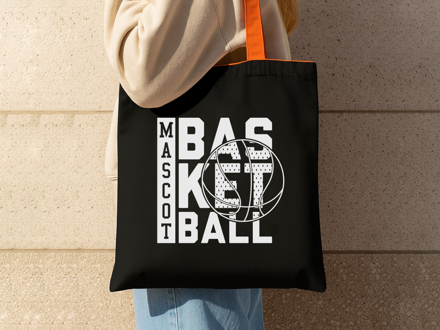 Mascot Basketball SVG PNG EPS DXF