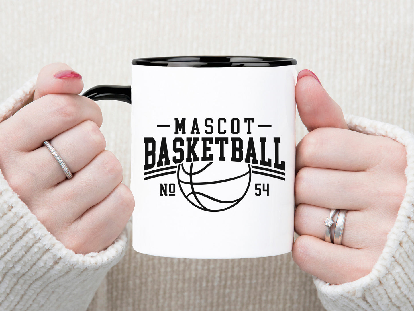 Mascot Basketball SVG PNG