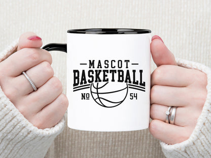 Mascot Basketball SVG PNG