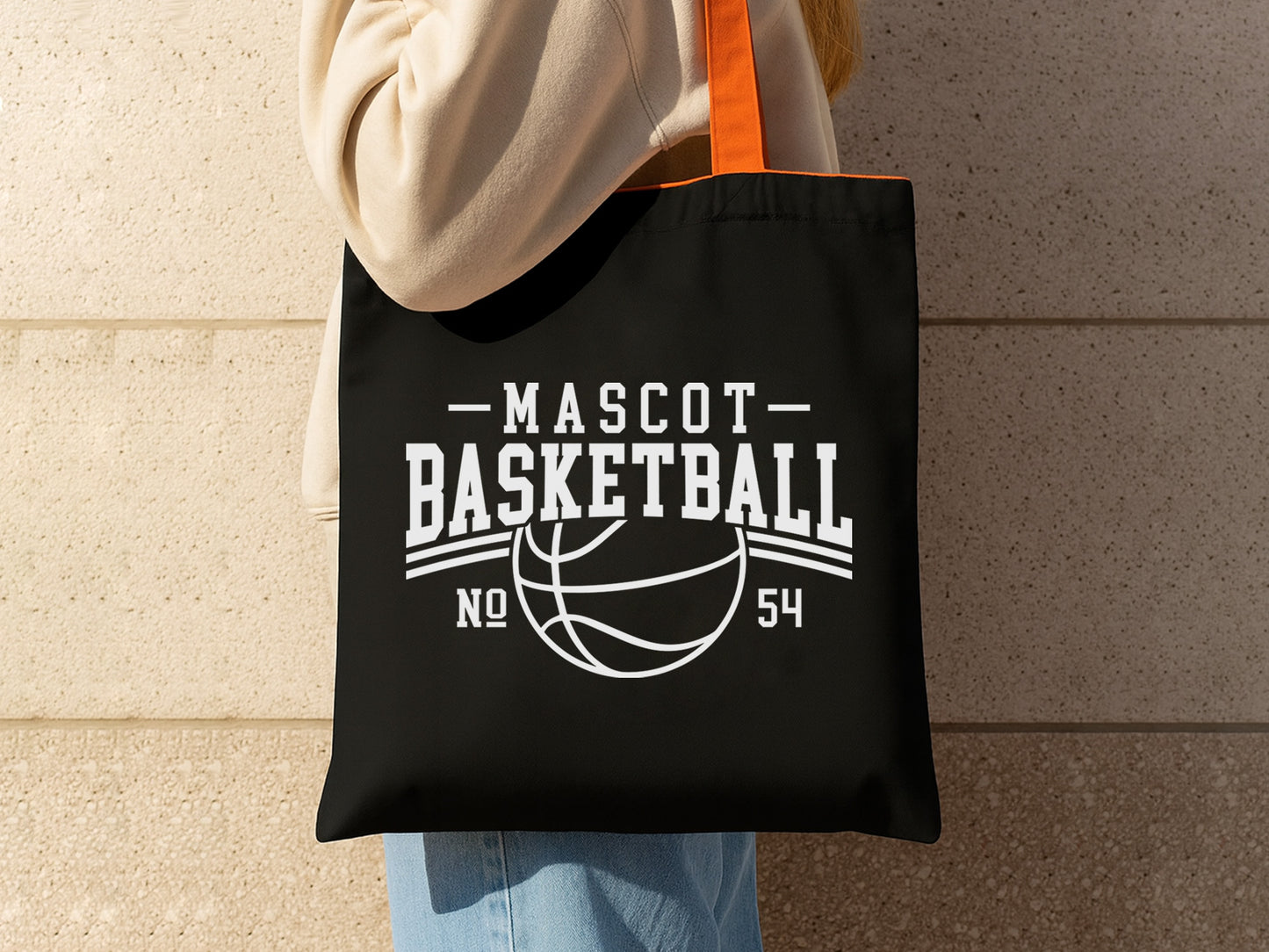 Mascot Basketball SVG PNG