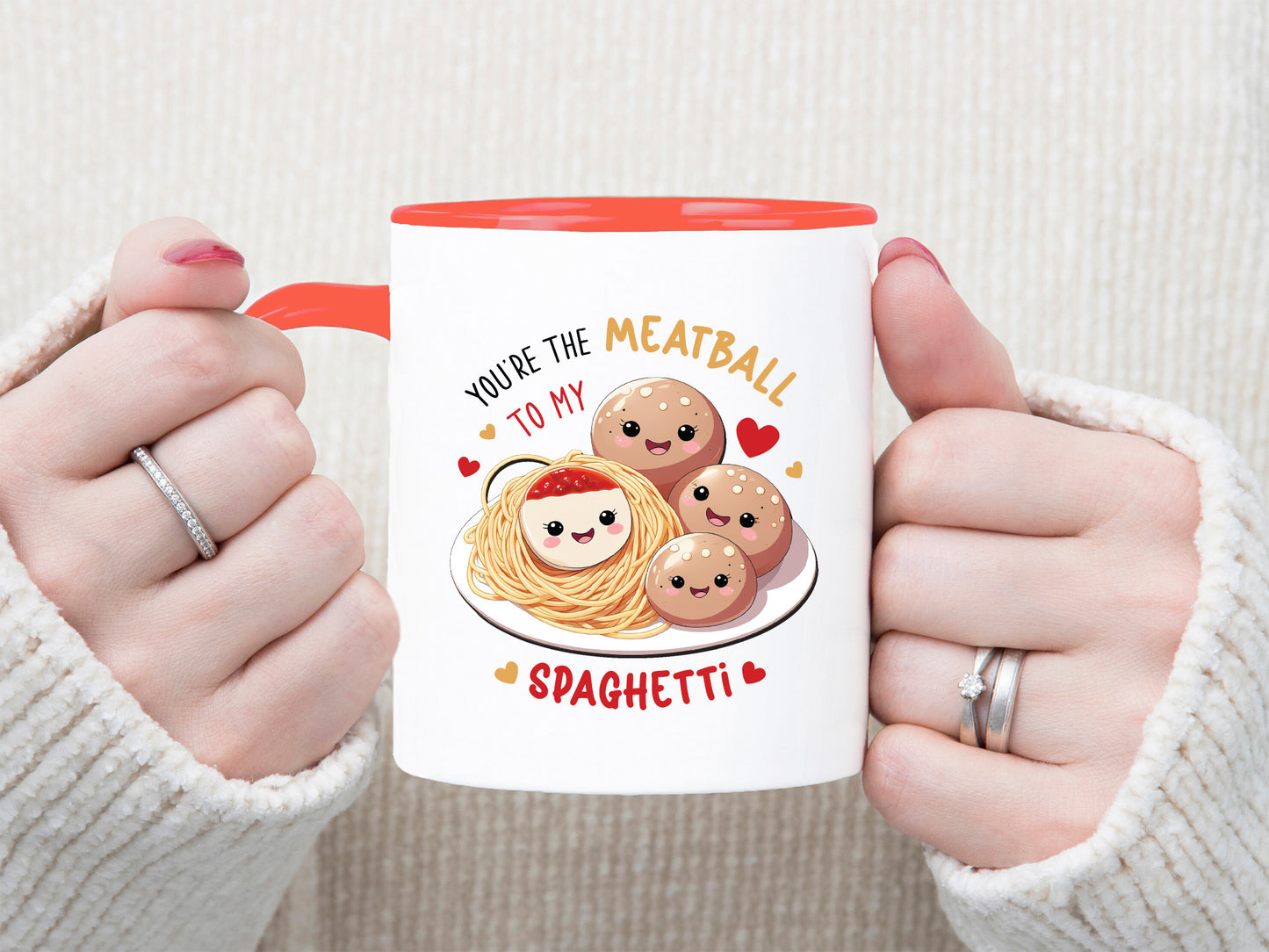 Meatball to My Spaghetti Valentine Funny Food PNG