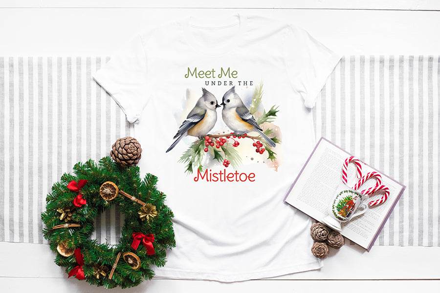 Meet Me Under the Mistletoe - Winter Sublimation Designs