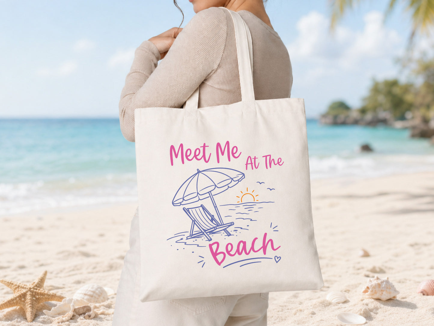 Meet Me at the Beach - Coastal Summer PNG