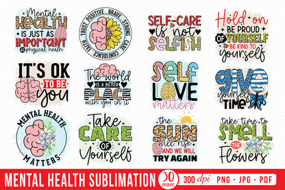 Mental Health Sublimation Bundle