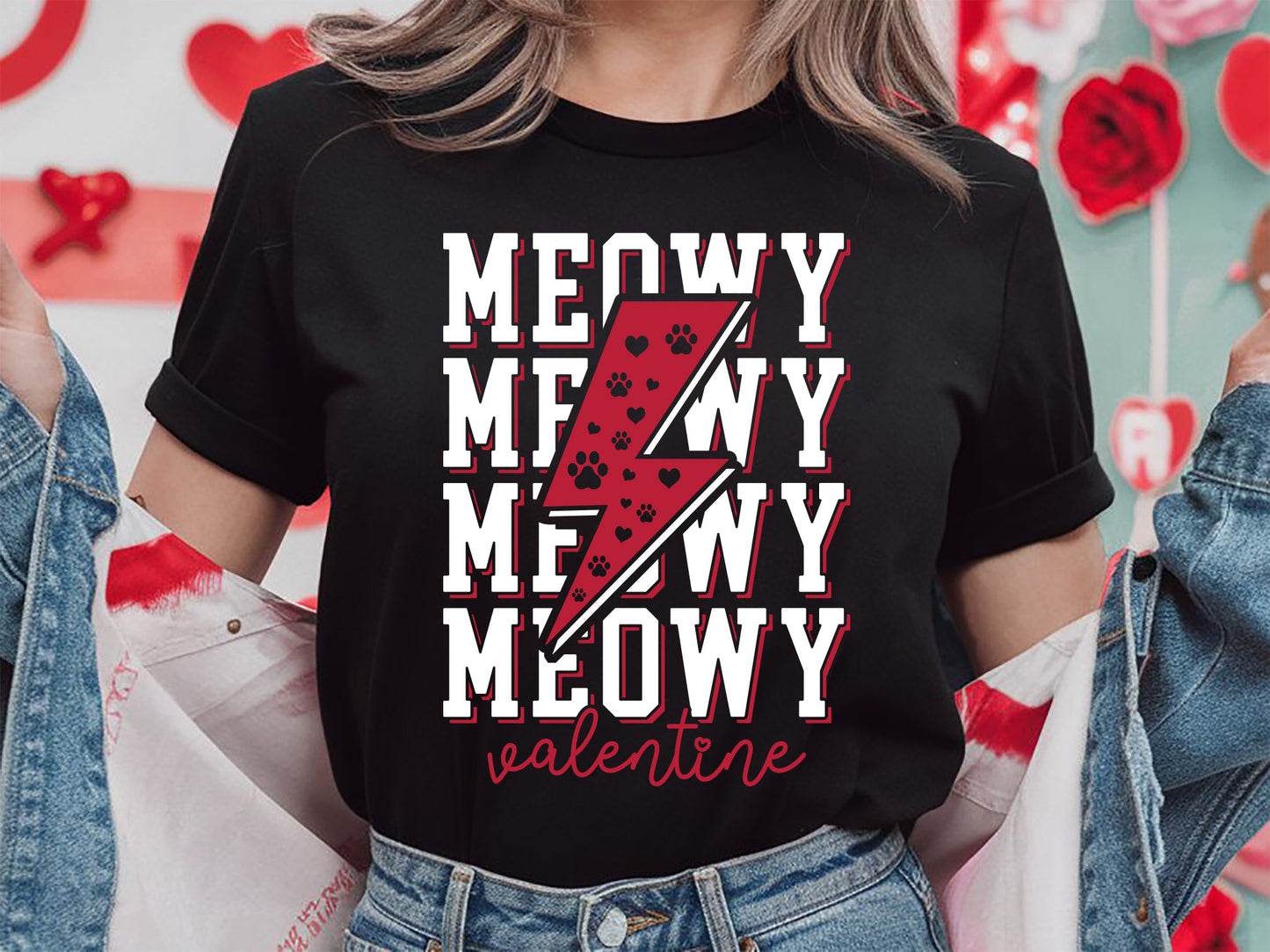 Meowy Valentine - Cat Valentine's Day SVG