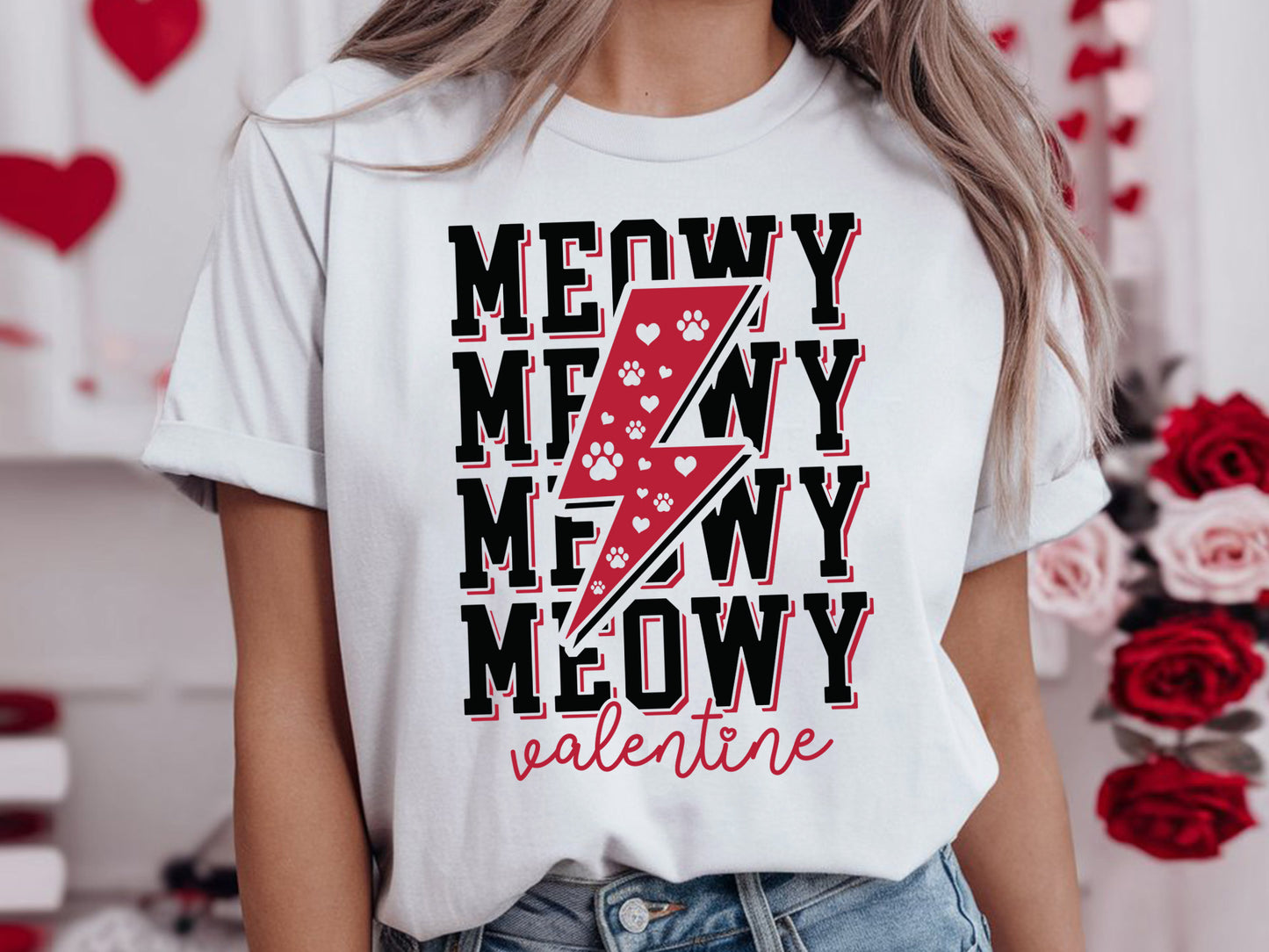 Meowy Valentine - Cat Valentine's Day SVG