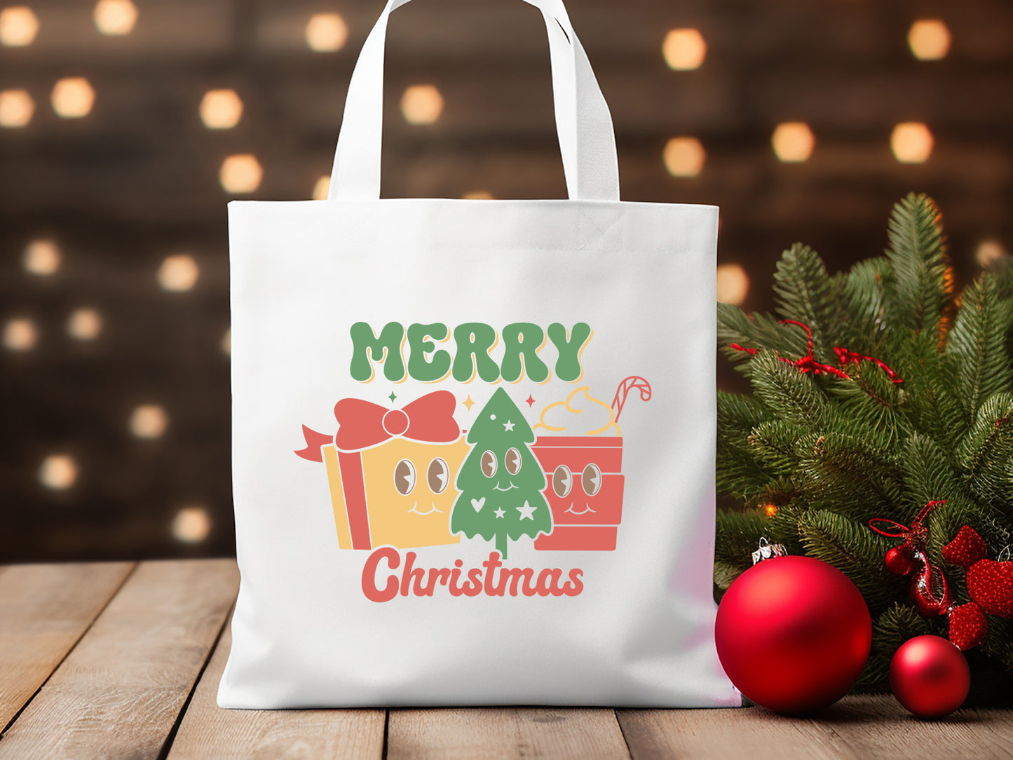 Merry Christmas Retro SVG Design