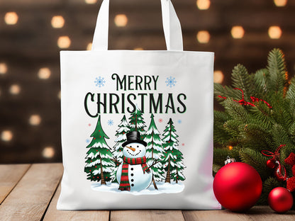 Merry Christmas Snowman Sublimation Design
