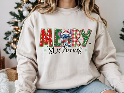 Merry Stitchmas Sublimation Design PNG