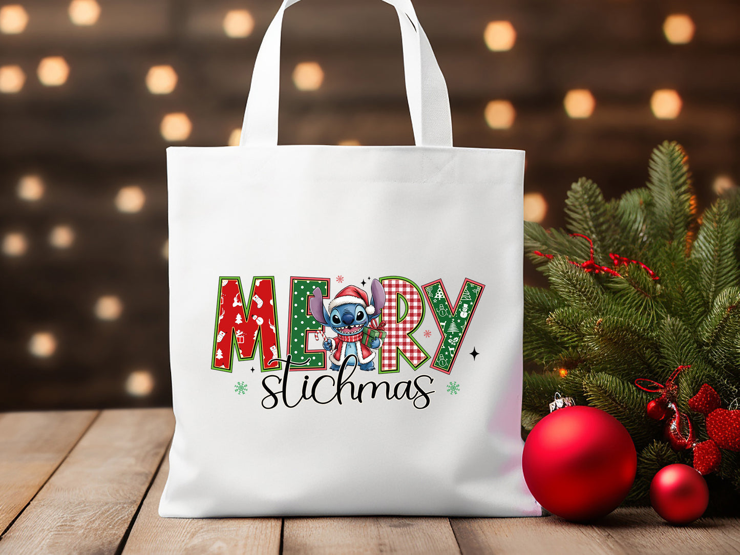 Merry Stitchmas Sublimation Design PNG