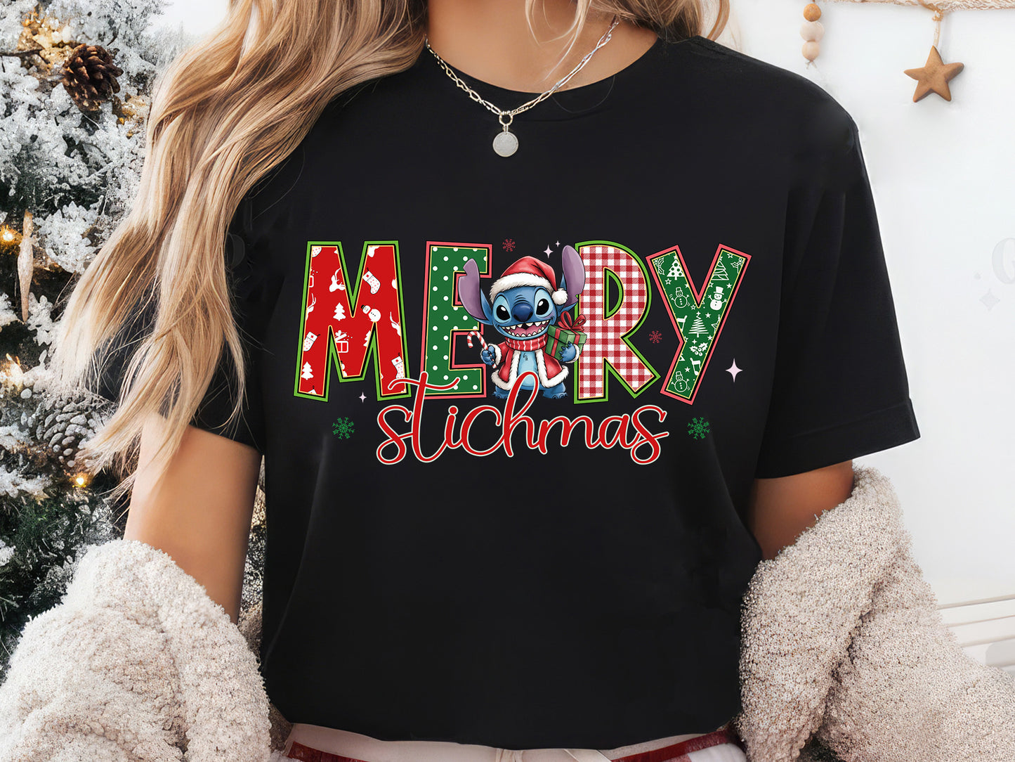 Merry Stitchmas Sublimation Design PNG