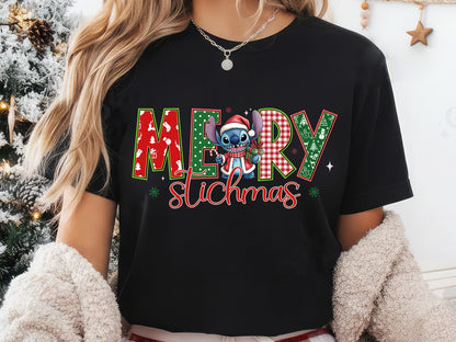 Merry Stitchmas Sublimation Design PNG