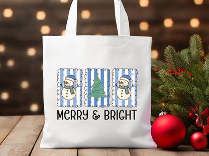 Merry & Bright, Snowman Christmas Sublimation