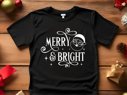 Merry and Bright - Cute Christmas SVG Design