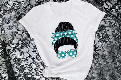 Messy Bun Sublimation Designs Bundle