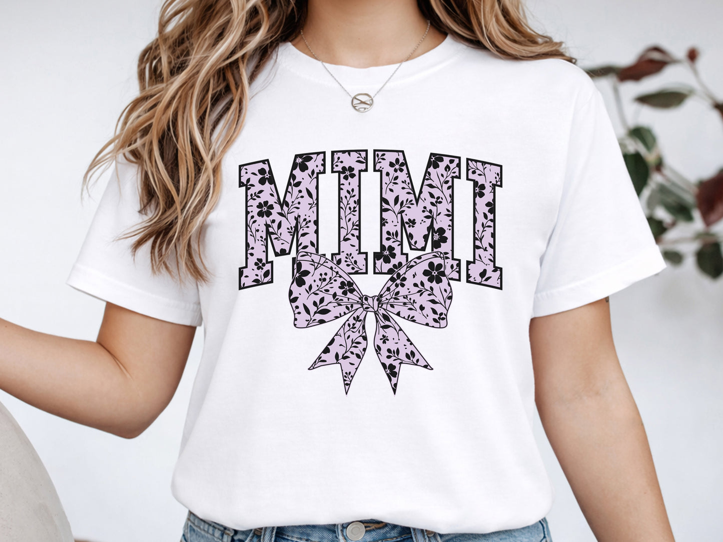 Mimi Floral Coquette Bow Sublimation Print